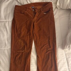 Patagonia Organic Cotton Corduroy Pants in Rust